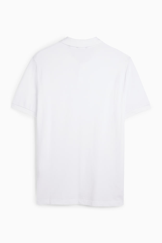 Pánské - Polokošile - regular fit - bílá