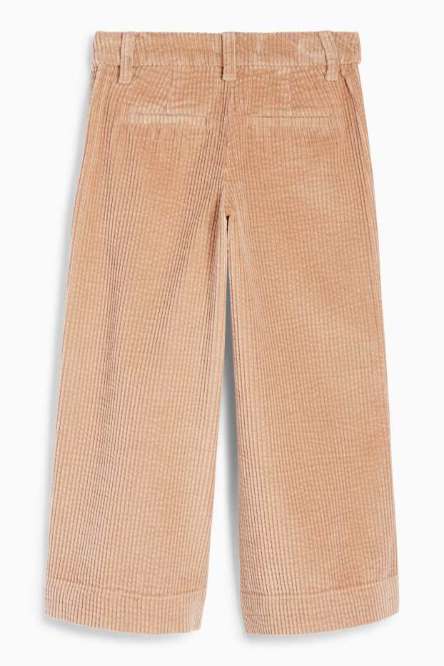 Kinder Mädchen - Cordhose - beige