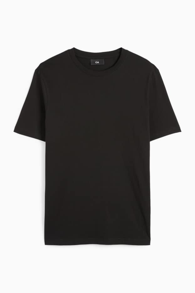Herren - T-Shirt - Regular Fit - schwarz