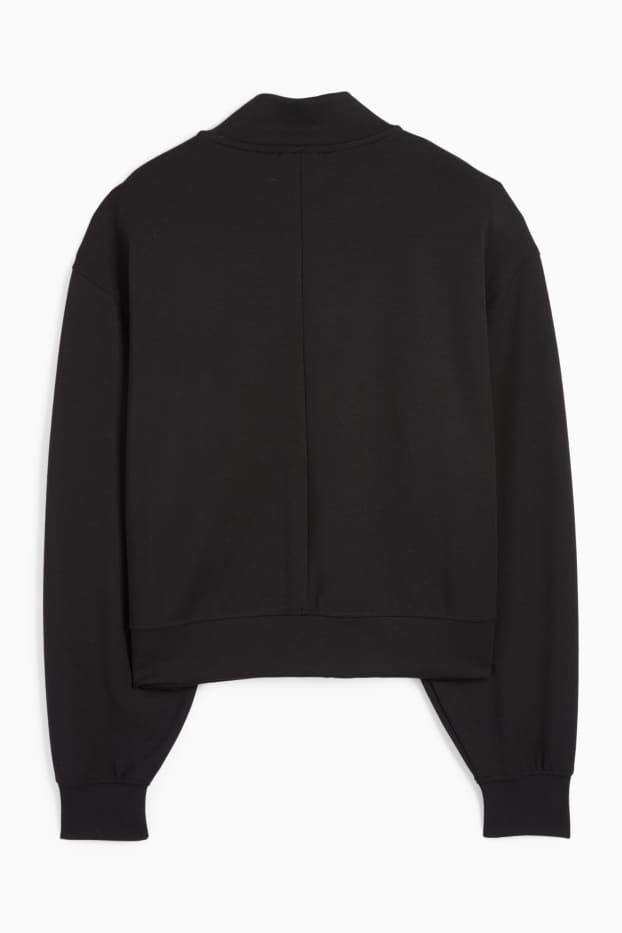 Kobiety - Rozpinana bluza  - czarny