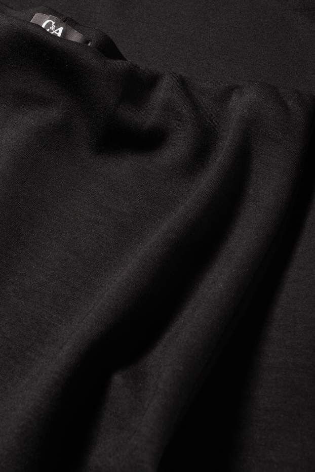 Damen - Feinstrick-Rock - schwarz