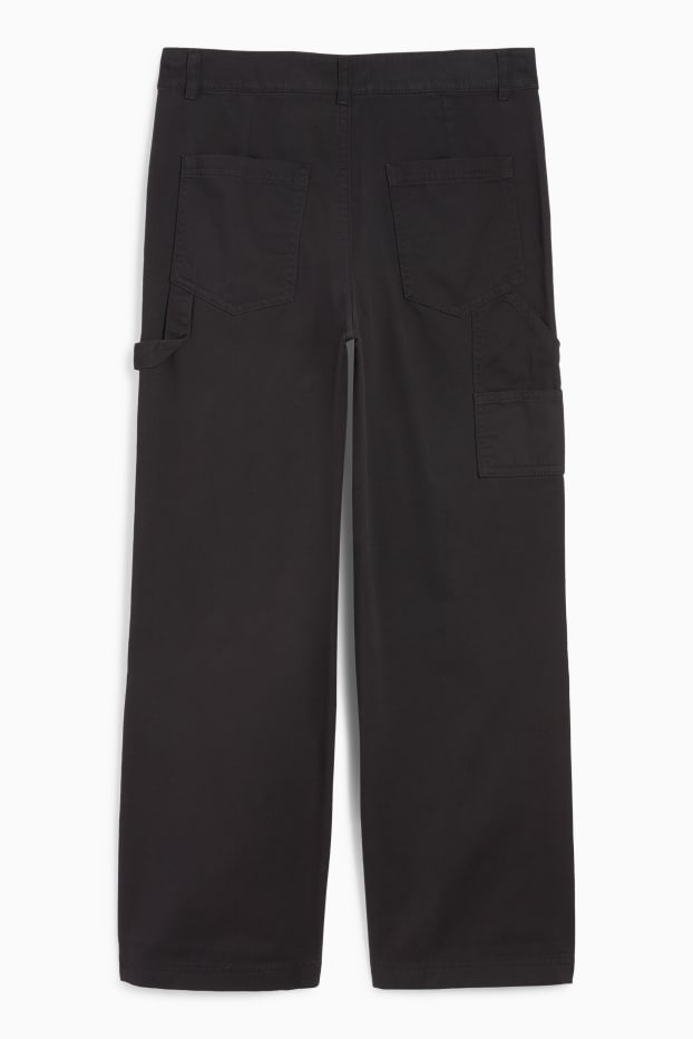 Nena - Pantalons de tela - negre