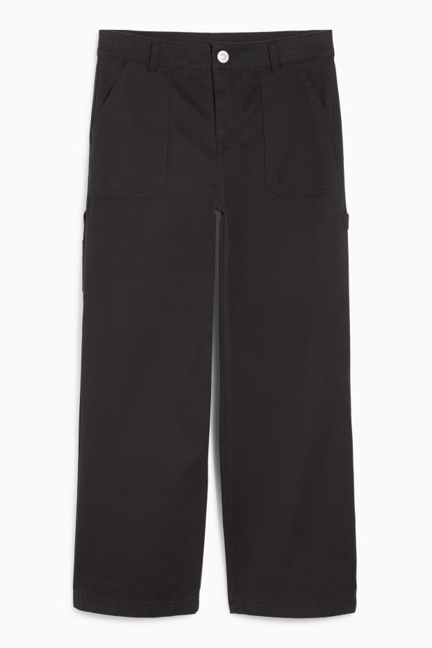 Nena - Pantalons de tela - negre