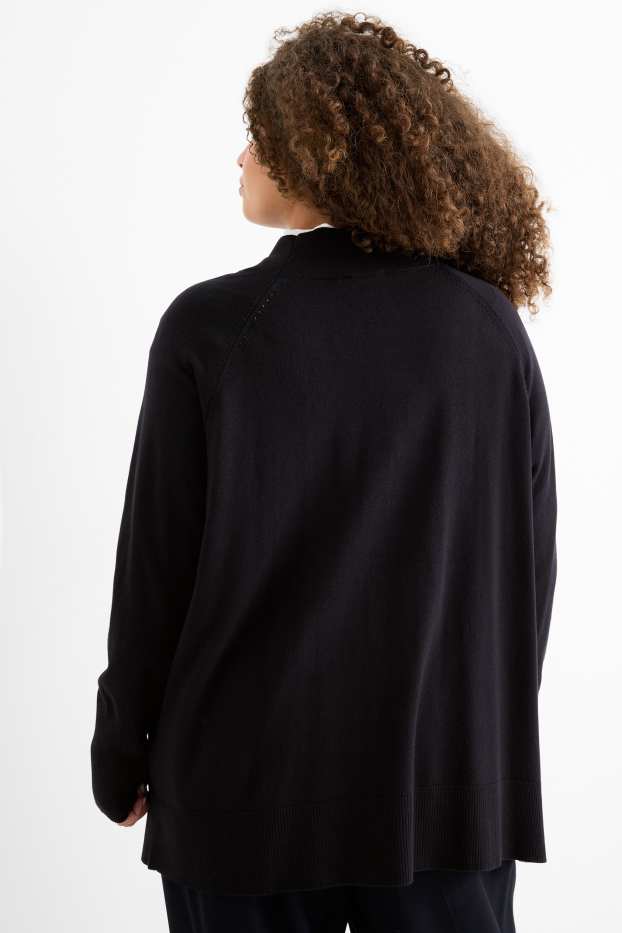 Damen - Strickjacke - schwarz