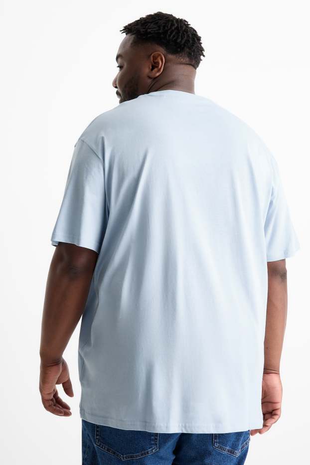 Heren - T-shirt - relaxed fit - Guns N' Roses - lichtblauw