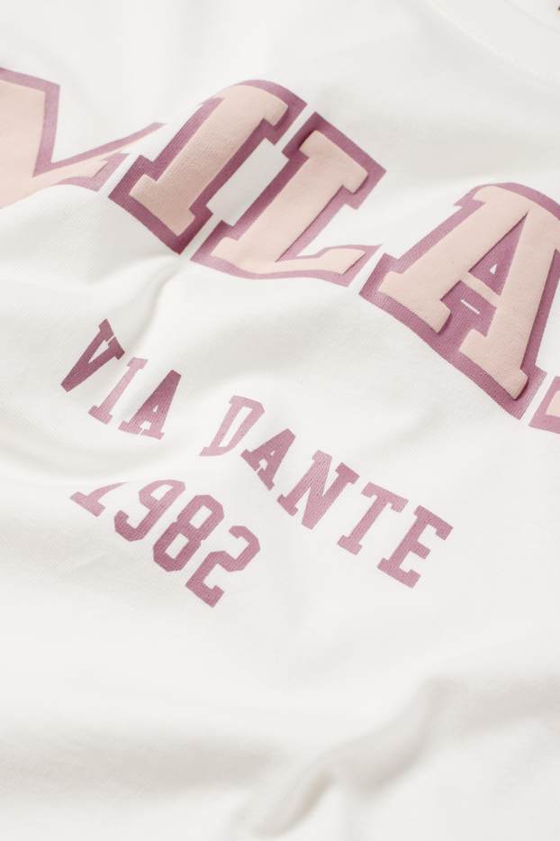 Damen - T-Shirt - Oversized - weiß