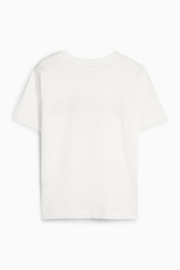 Damen - T-Shirt - Oversized - weiß