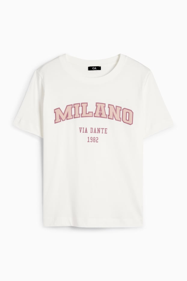 Damen - T-Shirt - Oversized - weiß