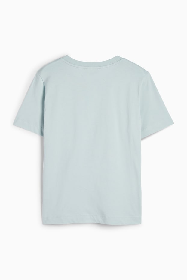 Dámské - Tričko - relaxed fit - tyrkysová