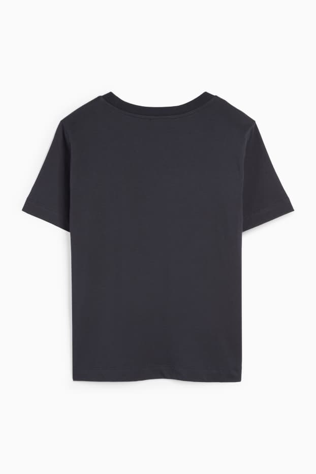 Damen - T-Shirt - Relaxed Fit - dunkelblau