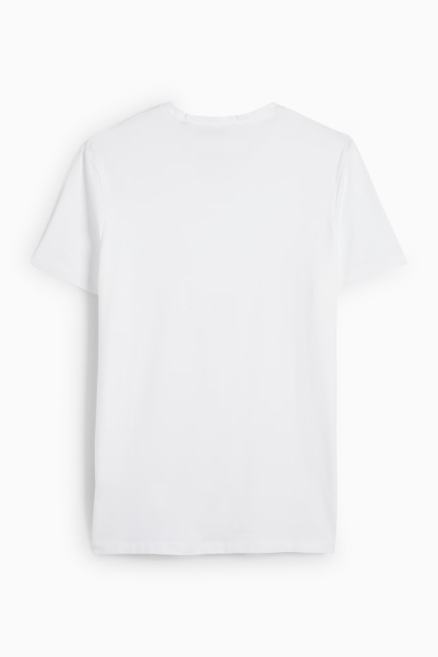 Uomo - T-shirt - slim fit - Flex - bianco
