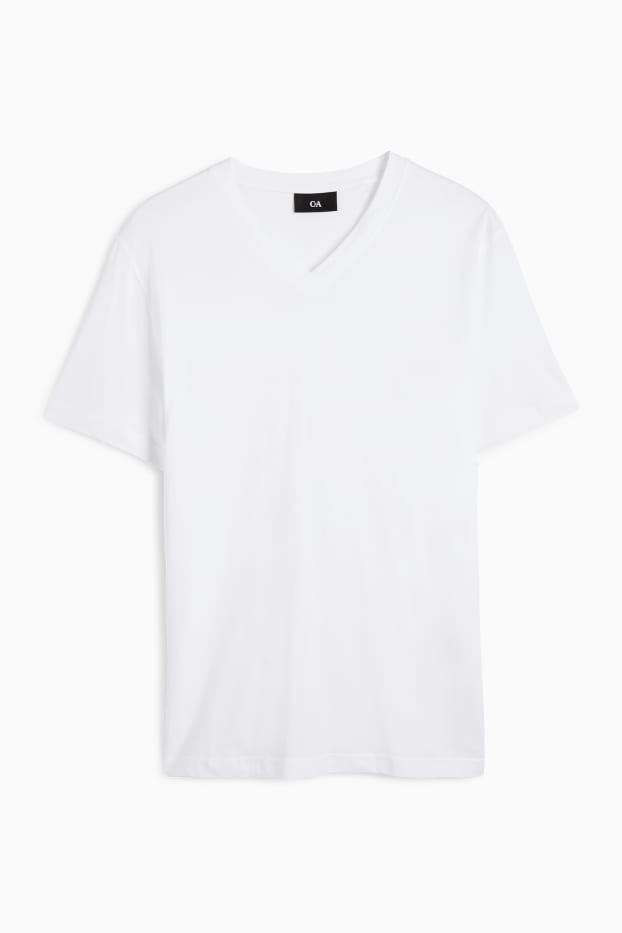 Hommes - T-shirt - regular fit - blanc