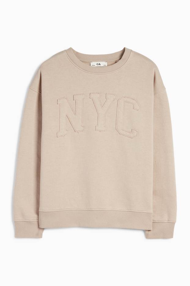 Kinder Jungen - New York City - Sweatshirt - beige