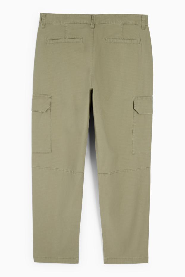 Home - Pantalons cargo - texturats - verd