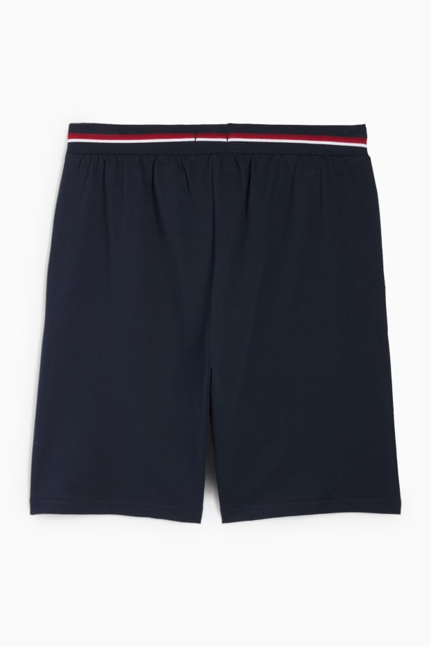 Heren - Pyjamabroek - donkerblauw