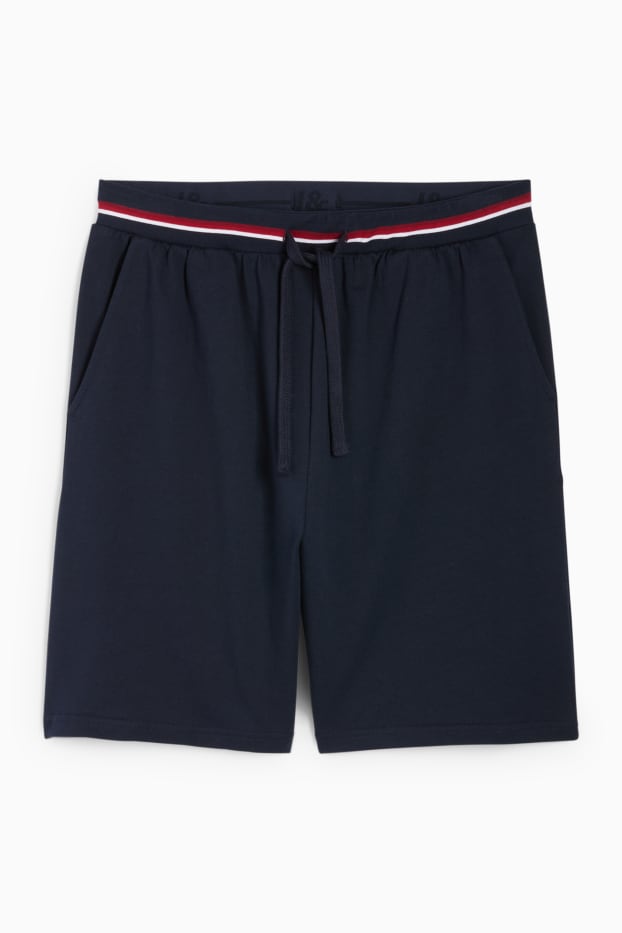 Heren - Pyjamabroek - donkerblauw