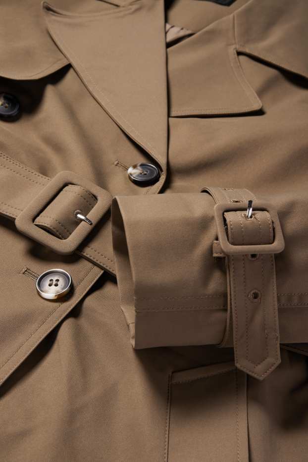 Dames - Trenchcoat - bruin