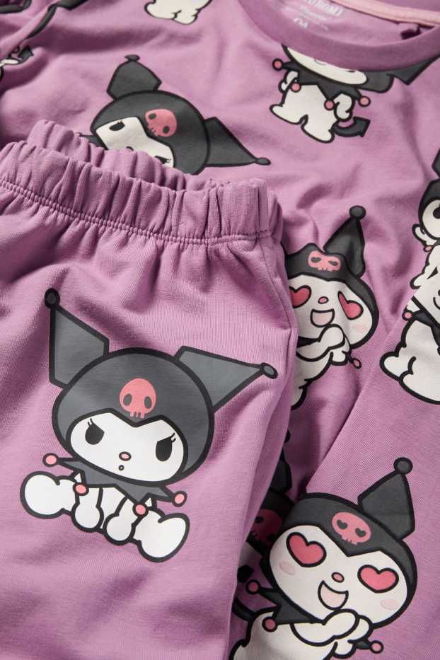 Kinder Mädchen - Kuromi - Pyjama - 2 teilig - violett