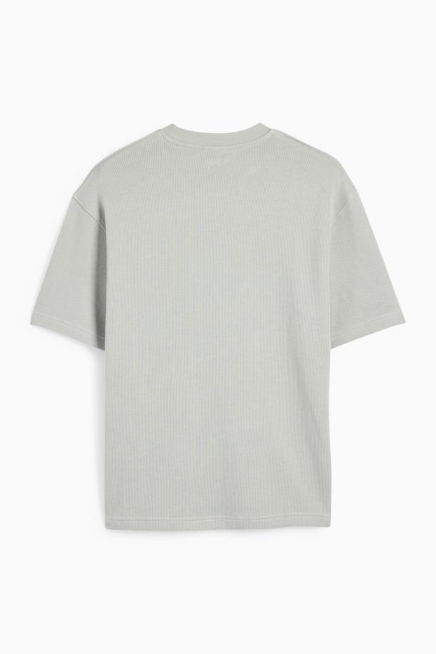 Hommes - T-shirt - relaxed fit - gris