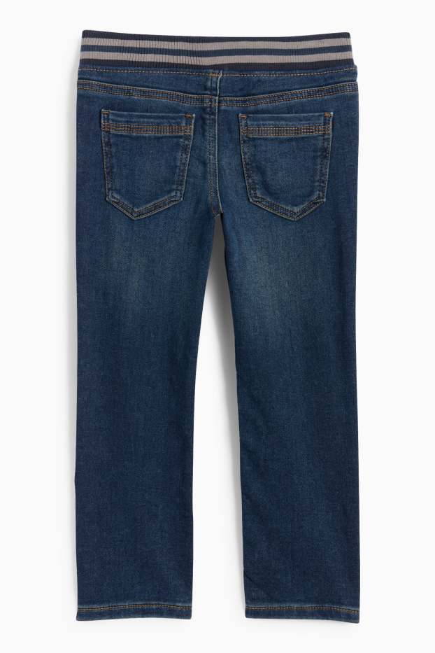 Kinderen: jongens - Slim jeans - jeansdonkerblauw