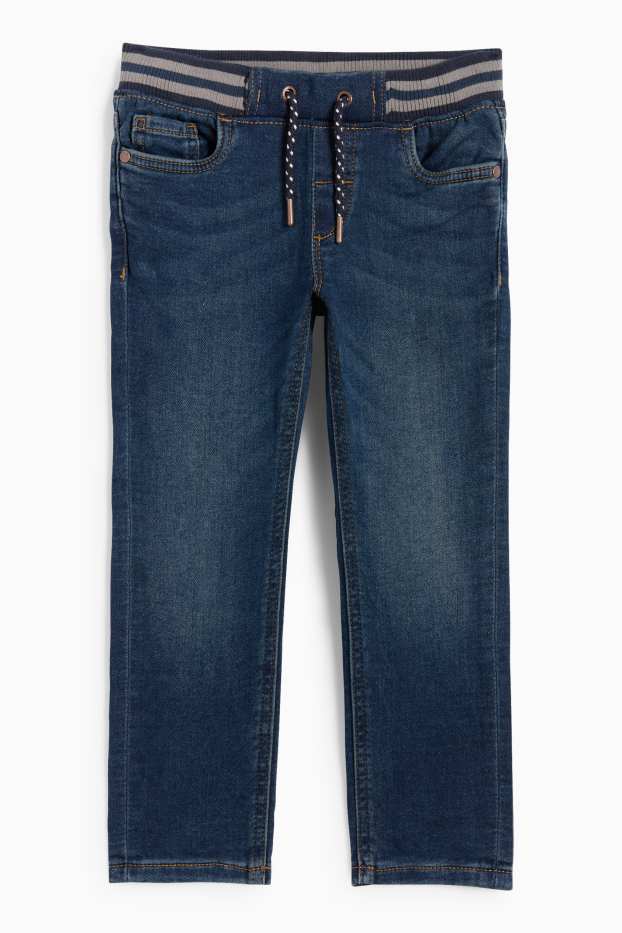 Kinderen: jongens - Slim jeans - jeansdonkerblauw