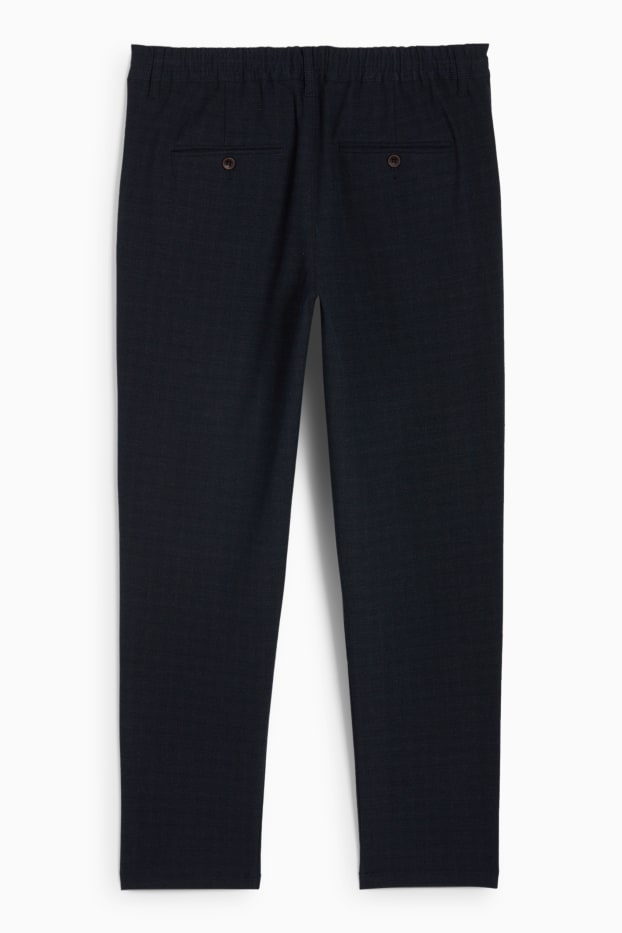 Heren - Chino - tapered fit - donkerblauw