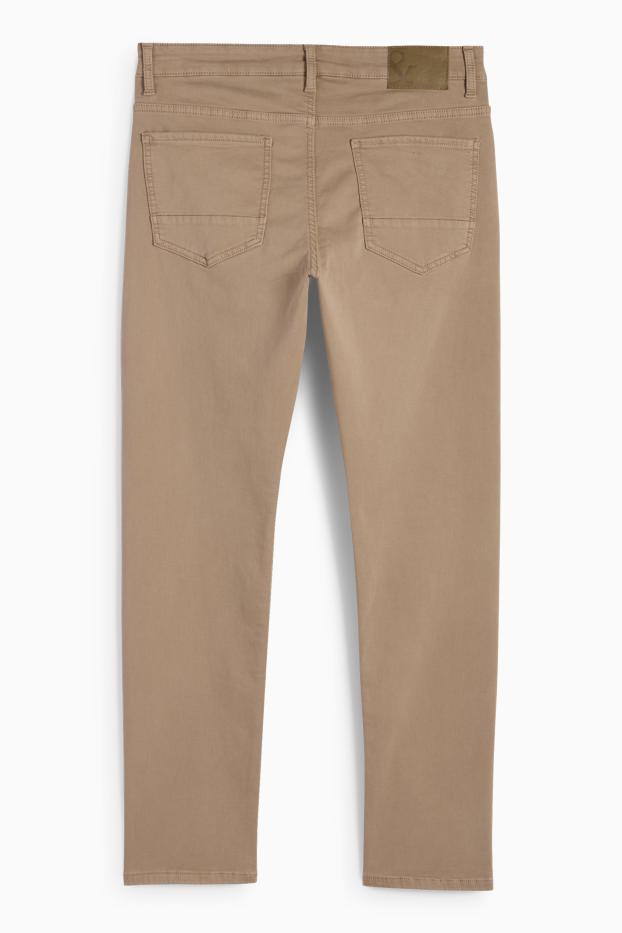 Men - Slim jeans - Flex jog denim - LYCRA® - beige