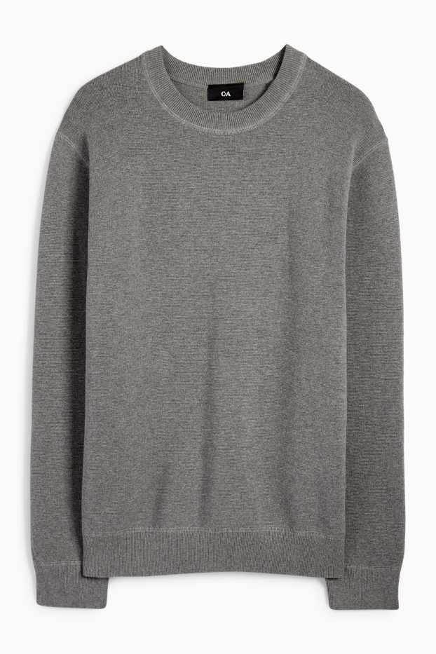 Uomo - Maglione - grigio