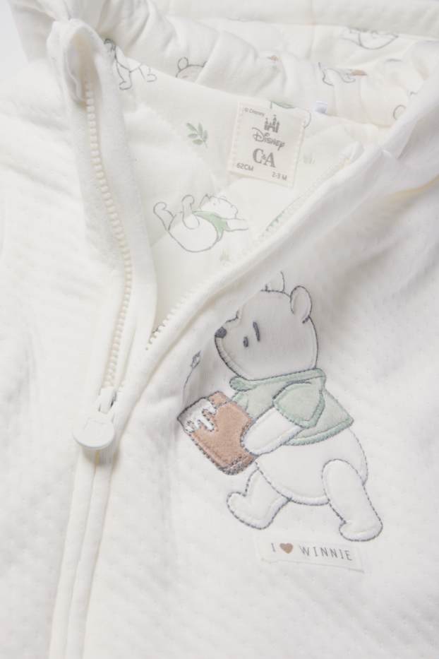 Unisex - Winnie the Pooh - mono para bebé - con textura - blanco