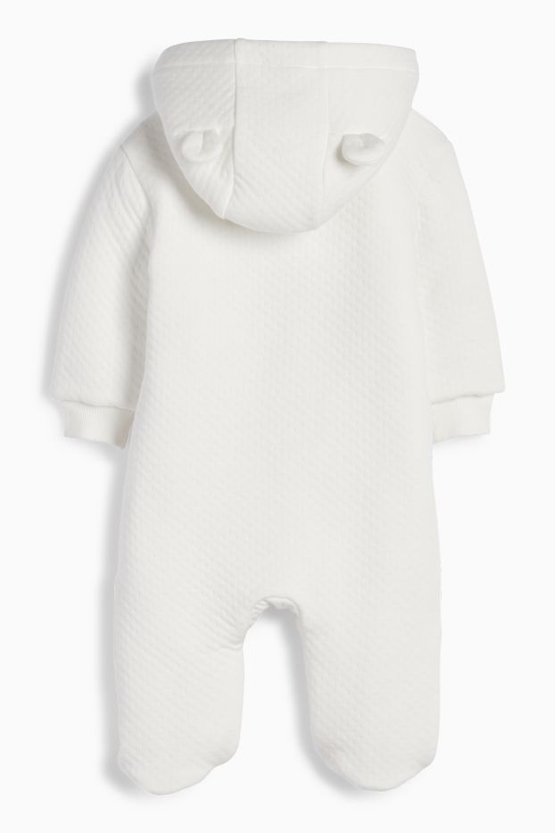 Unisex - Winnie the Pooh - mono para bebé - con textura - blanco