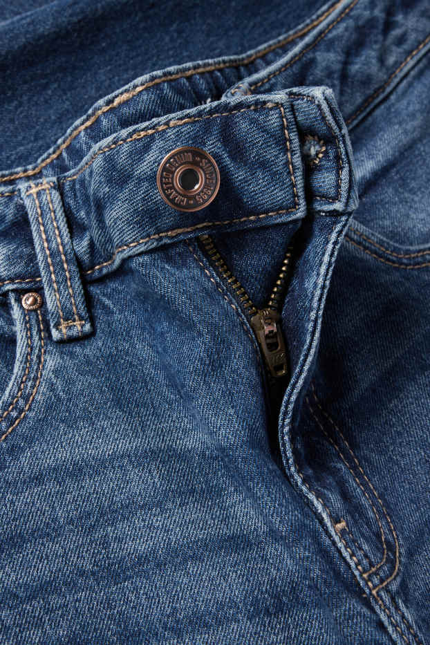Copii - Fete - Wide leg jeans - denim-albastru