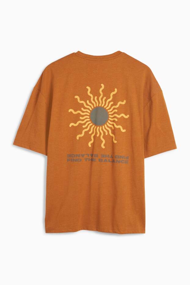 Herren - Funktions-Shirt - dunkelorange