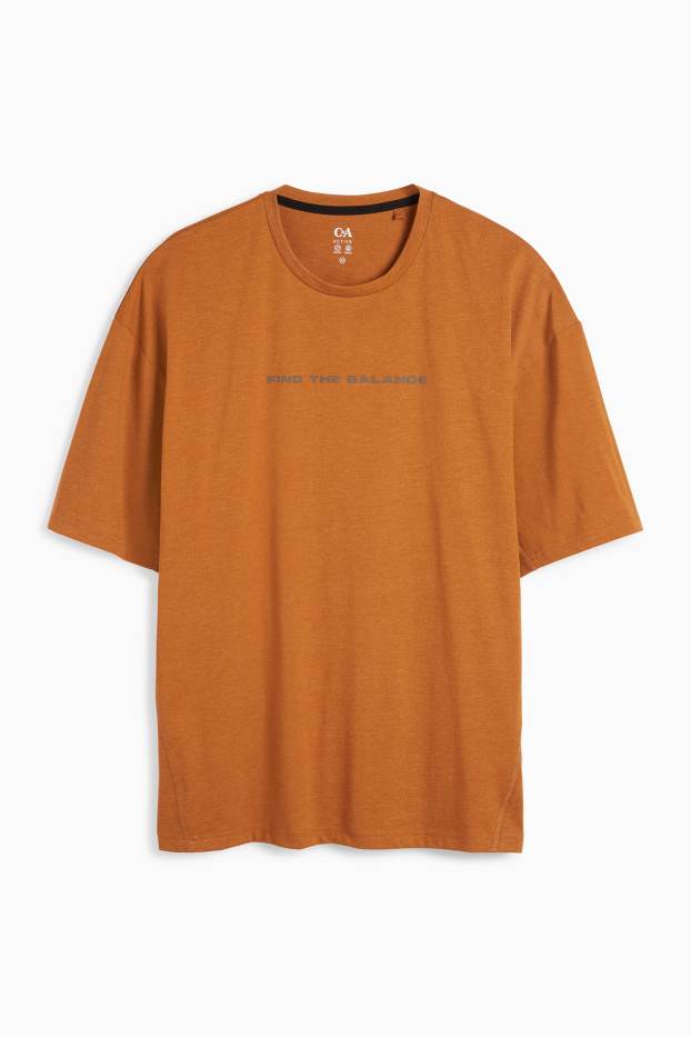 Herren - Funktions-Shirt - dunkelorange