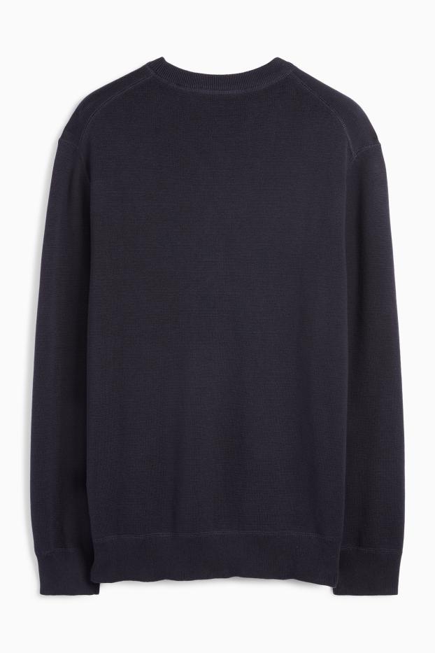 Herren - Pullover - dunkelblau