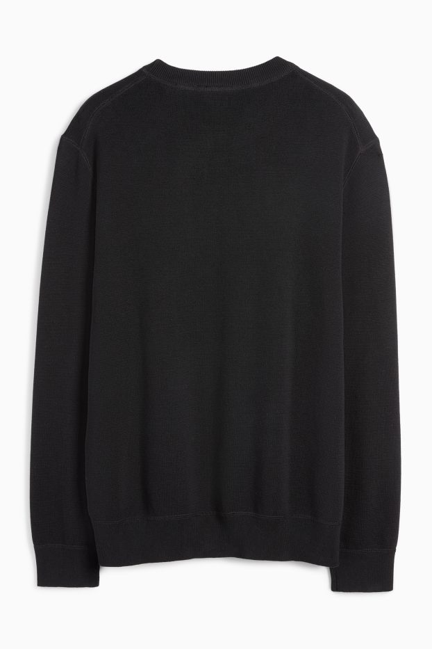 Herren - Pullover - schwarz