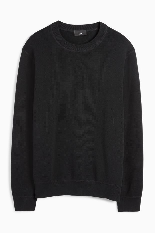 Herren - Pullover - schwarz