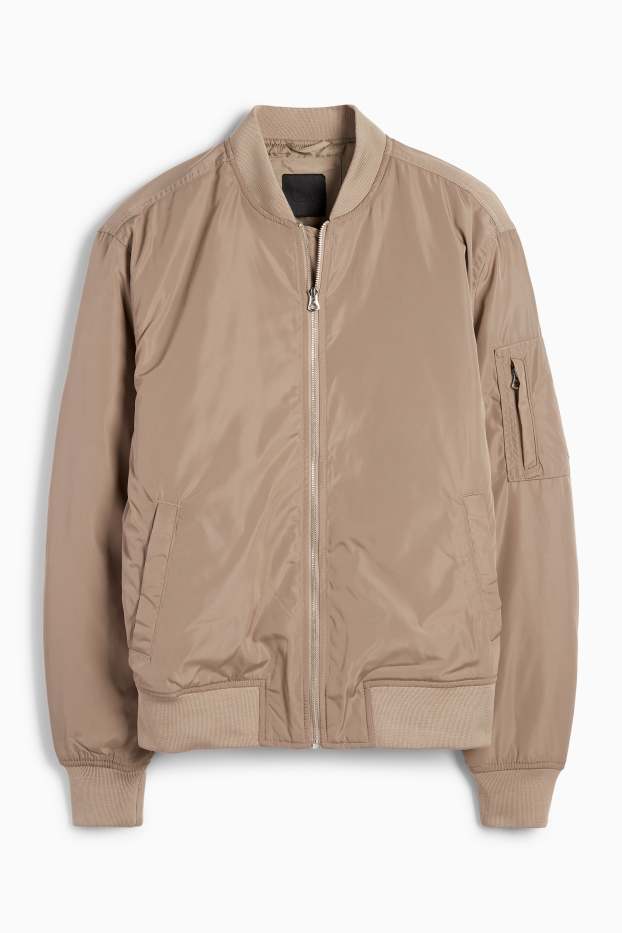 Hommes - Blouson aviateur - taupe