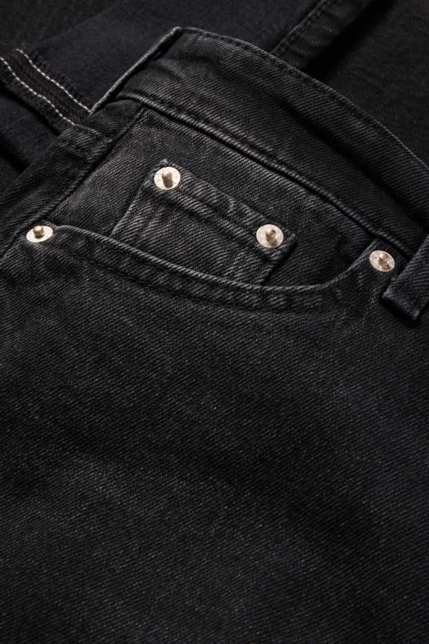Damen - Boyfriend Jeans - Mid Waist - LYCRA® - dunkeljeansgrau