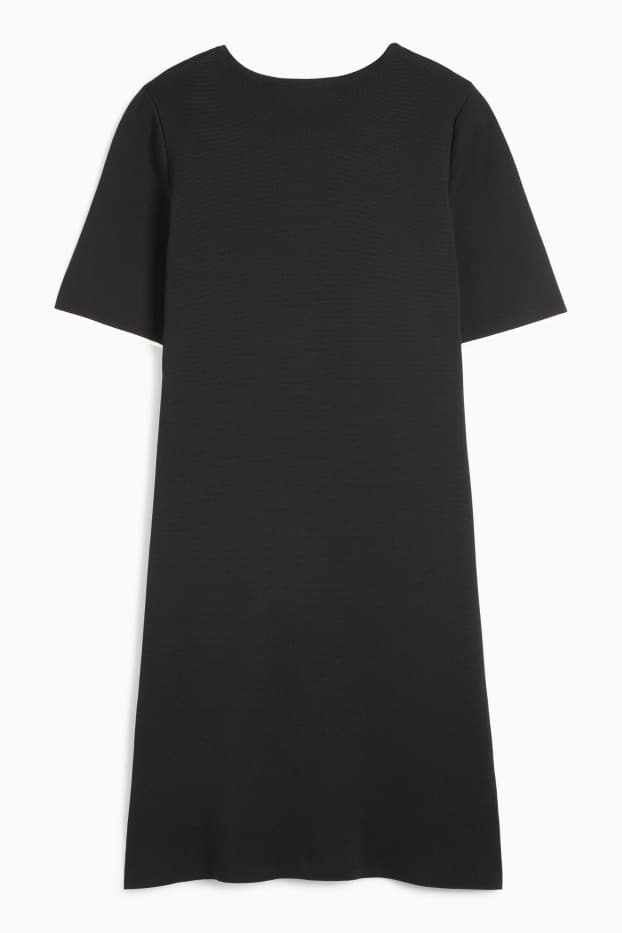Donna - Vestito in maglia - nero