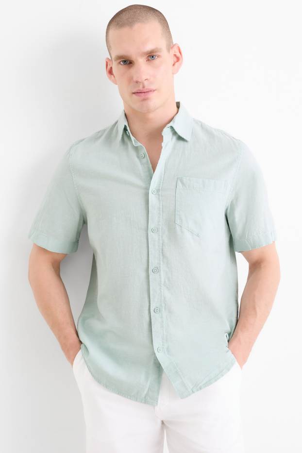 Herren - Hemd - Regular Fit - Kent - mintgrün