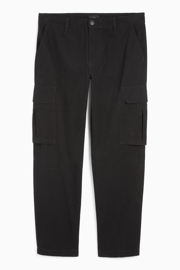 Herren - Cargohose - schwarz