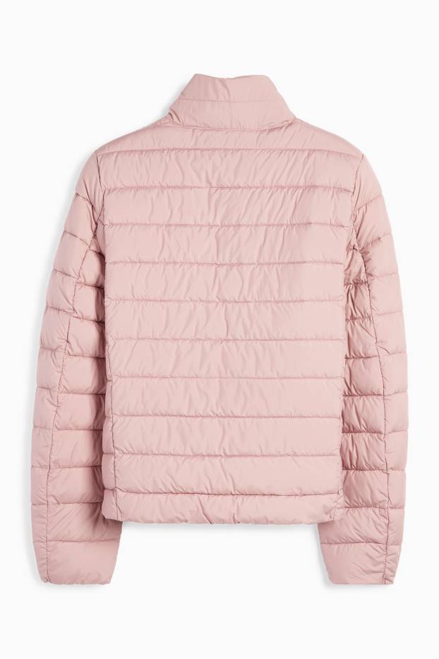 Dames - Jas met stiksels - roze