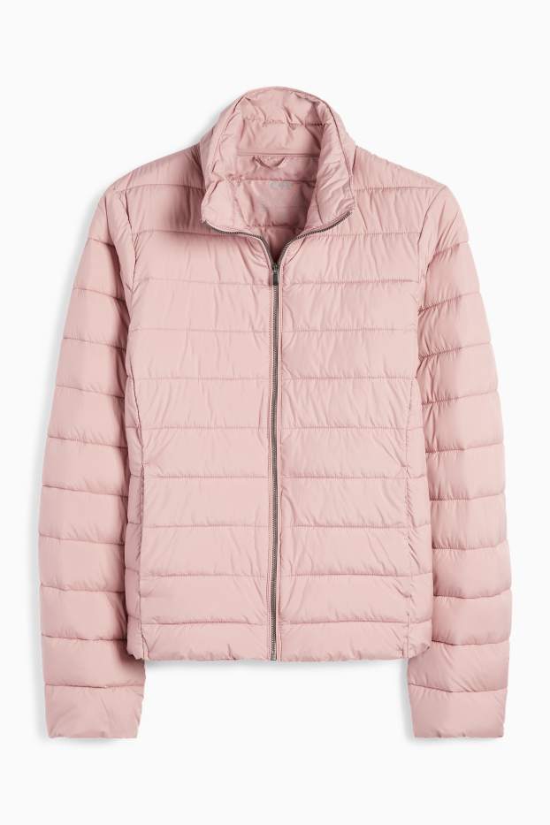 Dames - Jas met stiksels - roze