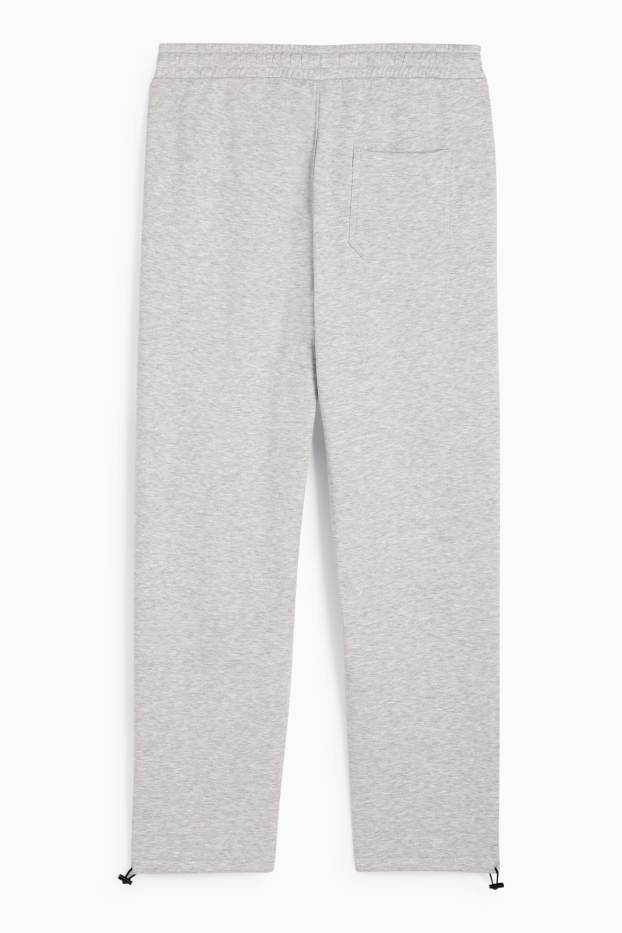 Hommes - Pantalon de jogging - gris clair chiné