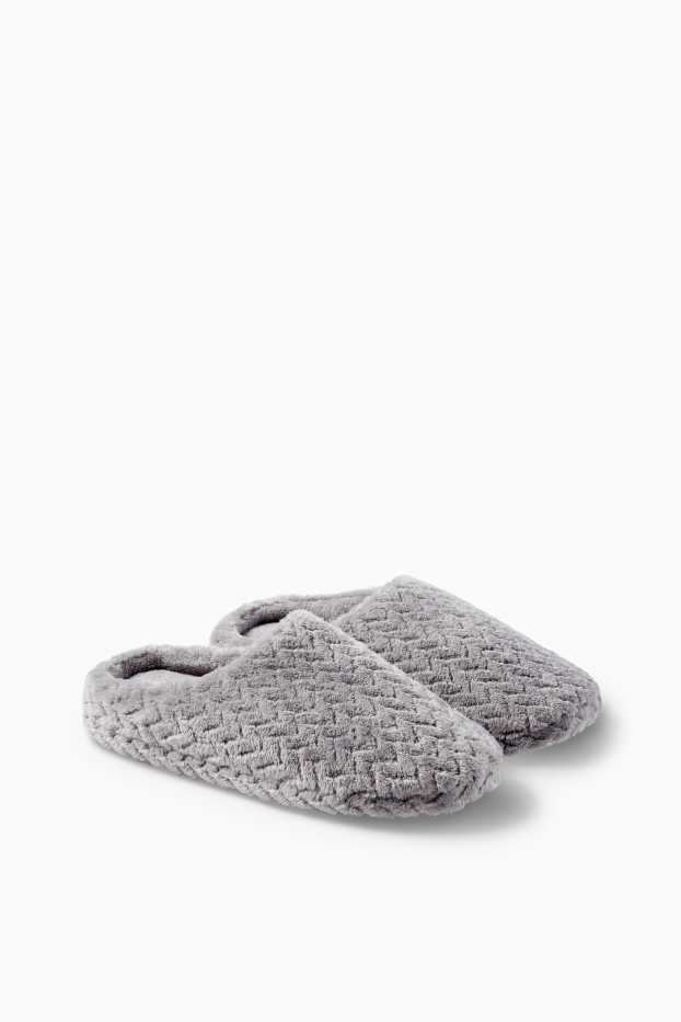 Dona - Sabatilles de casa - texturades - gris