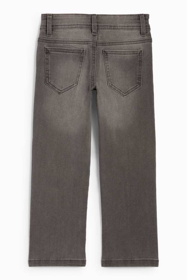 Kinder Buben - Straight Jeans - jeansgrau