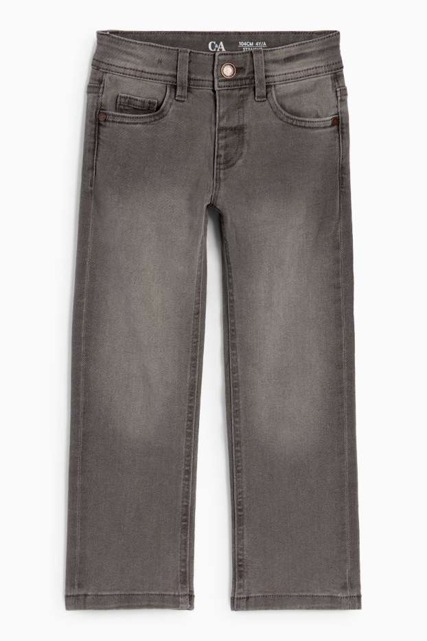 Kinder Buben - Straight Jeans - jeansgrau