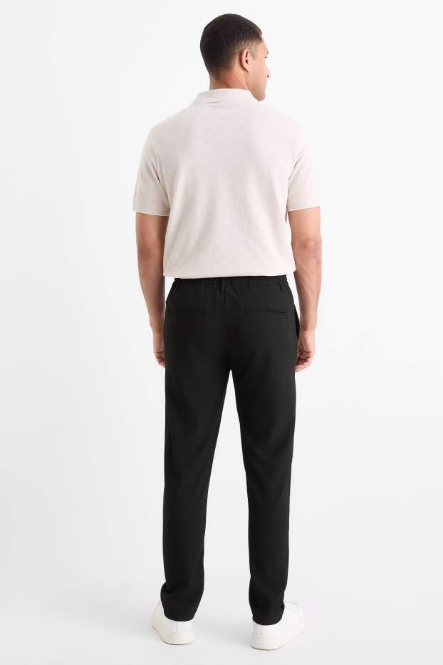 Herren - Chino - Tapered Fit - schwarz