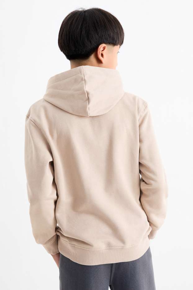 Kinder Buben - Skater - Hoodie - beige