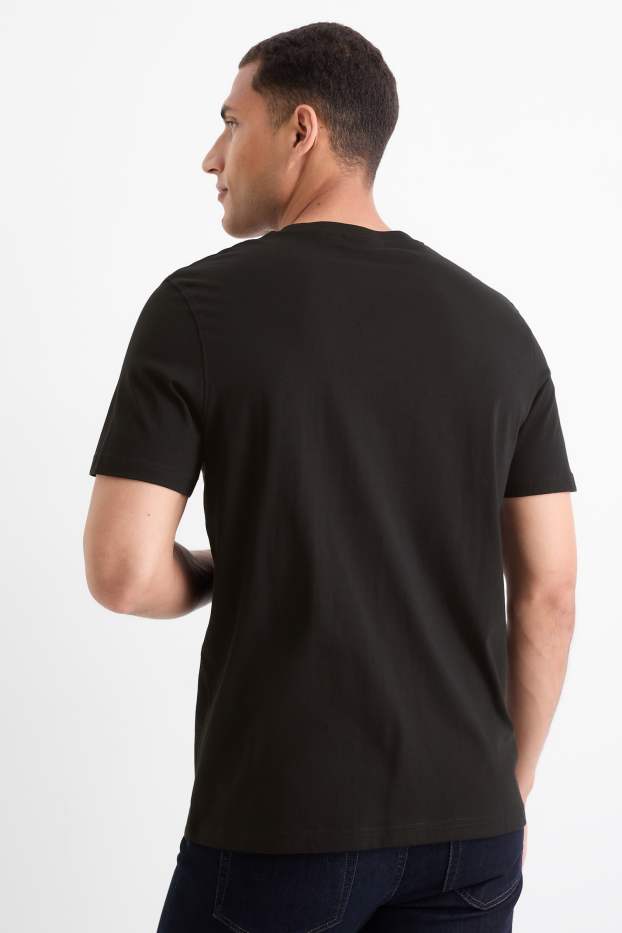 Herren - T-Shirt - Regular Fit - schwarz